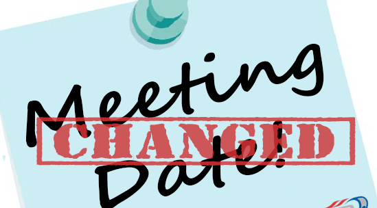 Meeting Date Change